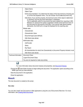 SAP BI 7.0 Info Providers