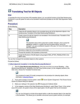SAP BI 7.0 Info Providers