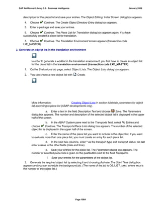 SAP BI 7.0 Info Providers