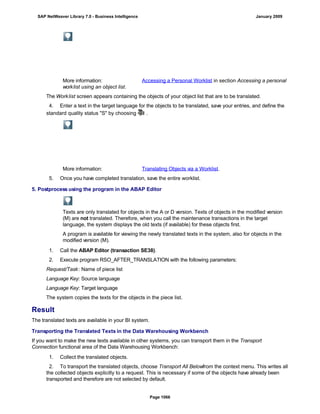 SAP BI 7.0 Info Providers
