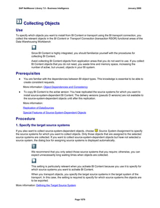 SAP BI 7.0 Info Providers