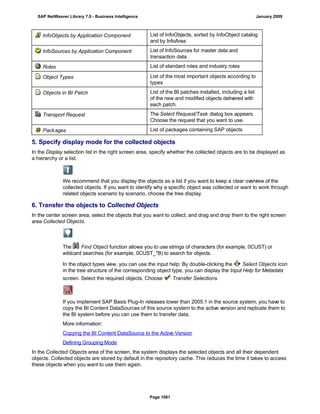 SAP BI 7.0 Info Providers