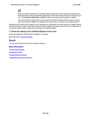 SAP BI 7.0 Info Providers