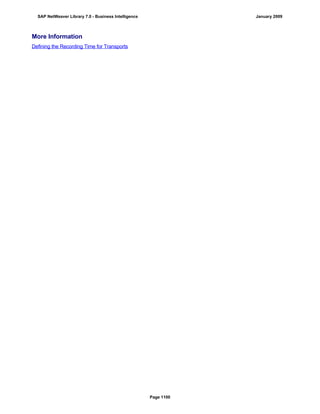 SAP BI 7.0 Info Providers