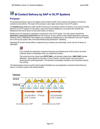 SAP BI 7.0 Info Providers
