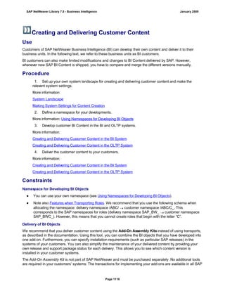 SAP BI 7.0 Info Providers