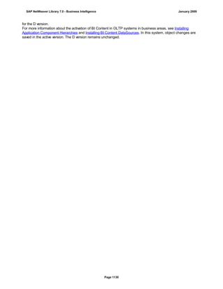 SAP BI 7.0 Info Providers