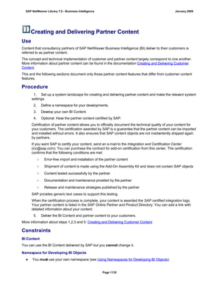 SAP BI 7.0 Info Providers