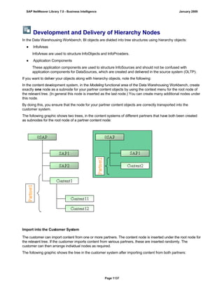 SAP BI 7.0 Info Providers