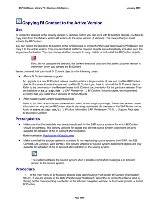 SAP BI 7.0 Info Providers