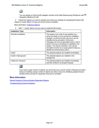 SAP BI 7.0 Info Providers