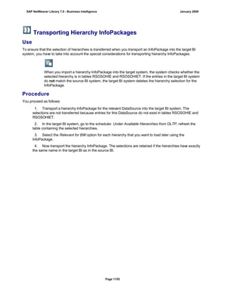SAP BI 7.0 Info Providers