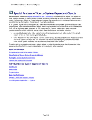 SAP BI 7.0 Info Providers