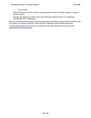 SAP BI 7.0 Info Providers