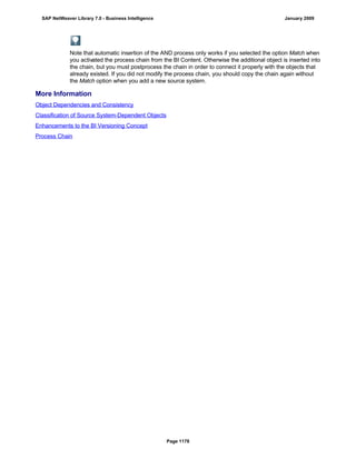 SAP BI 7.0 Info Providers