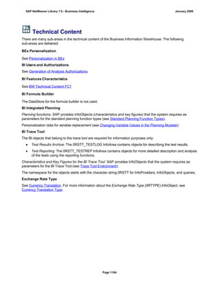 SAP BI 7.0 Info Providers