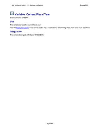 SAP BI 7.0 Info Providers