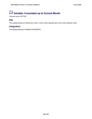 SAP BI 7.0 Info Providers