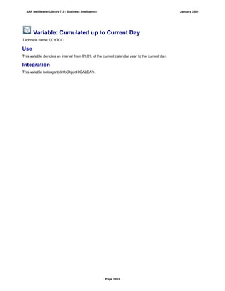 SAP BI 7.0 Info Providers