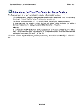 SAP BI 7.0 Info Providers