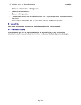 SAP BI 7.0 Info Providers