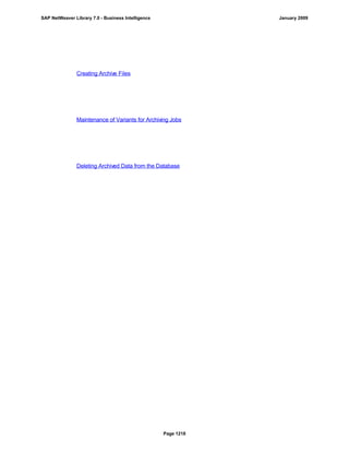 SAP BI 7.0 Info Providers