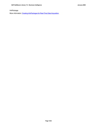 SAP BI 7.0 Info Providers