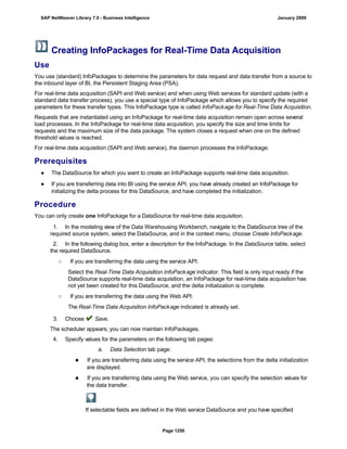 SAP BI 7.0 Info Providers