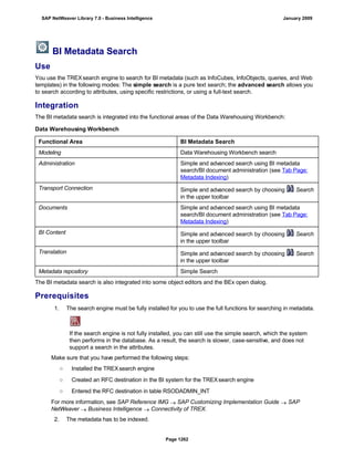 SAP BI 7.0 Info Providers