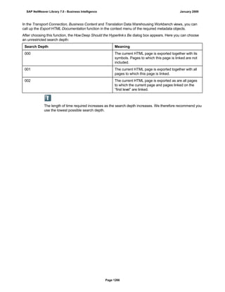 SAP BI 7.0 Info Providers