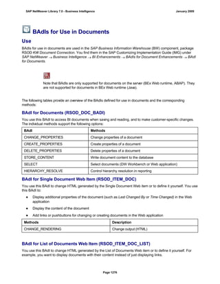 SAP BI 7.0 Info Providers