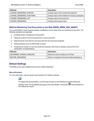 SAP BI 7.0 Info Providers
