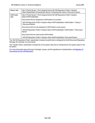 SAP BI 7.0 Info Providers