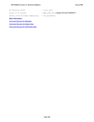 SAP BI 7.0 Info Providers