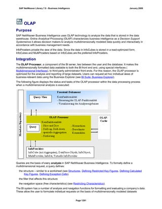 SAP BI 7.0 Info Providers