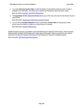 SAP BI 7.0 Info Providers