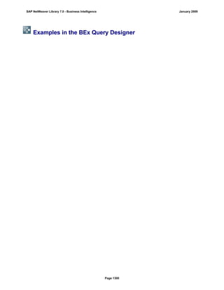 SAP BI 7.0 Info Providers