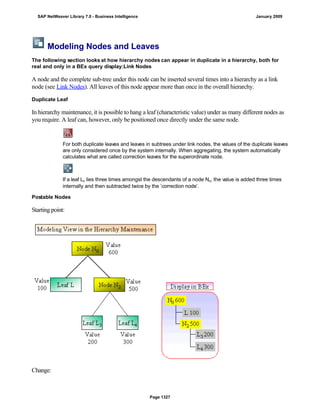 SAP BI 7.0 Info Providers