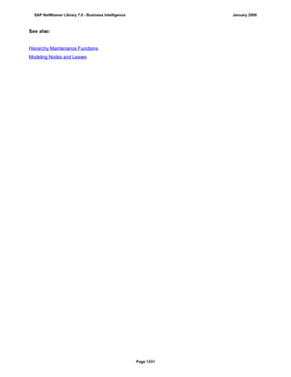 SAP BI 7.0 Info Providers