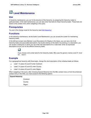 SAP BI 7.0 Info Providers