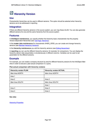 SAP BI 7.0 Info Providers