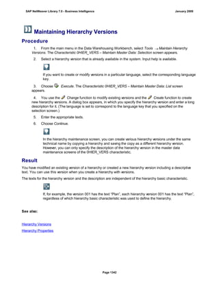 SAP BI 7.0 Info Providers
