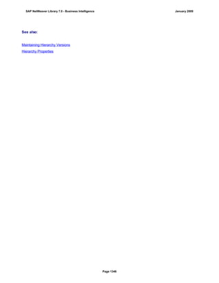 SAP BI 7.0 Info Providers