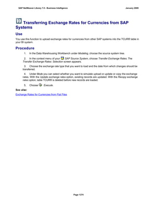 SAP BI 7.0 Info Providers