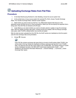 SAP BI 7.0 Info Providers