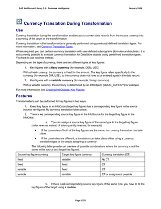 SAP BI 7.0 Info Providers