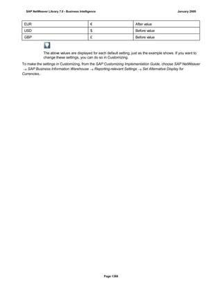 SAP BI 7.0 Info Providers
