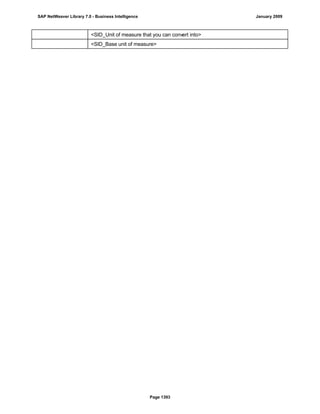 SAP BI 7.0 Info Providers