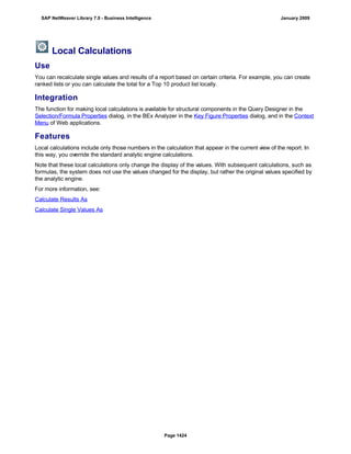 SAP BI 7.0 Info Providers