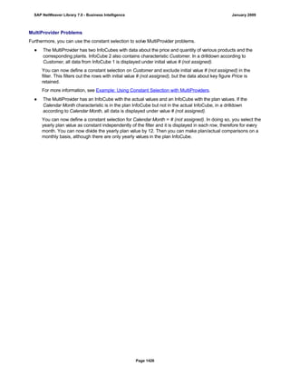 SAP BI 7.0 Info Providers